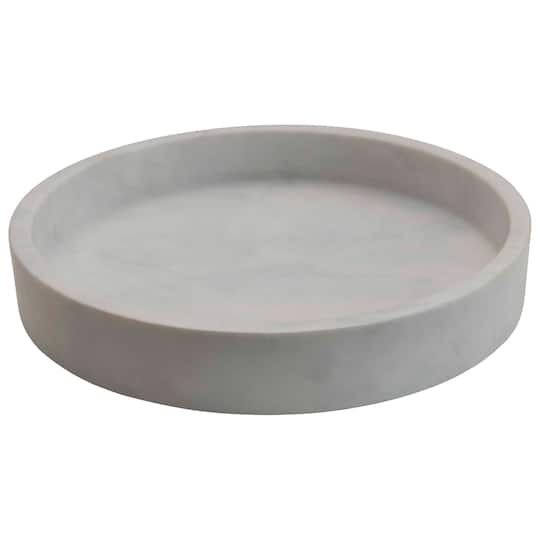 Hello Honey® 12" Carved Marble Tray